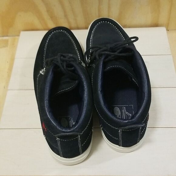 Vintage Rocawear Black and White Suede Chukka Boots Mens size 11 1/2 - Picture 4 of 7